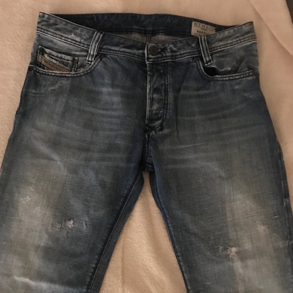 Diesel 34x34 ‘Koffha’ DISTRESSED DESIGNER JEANS 👀